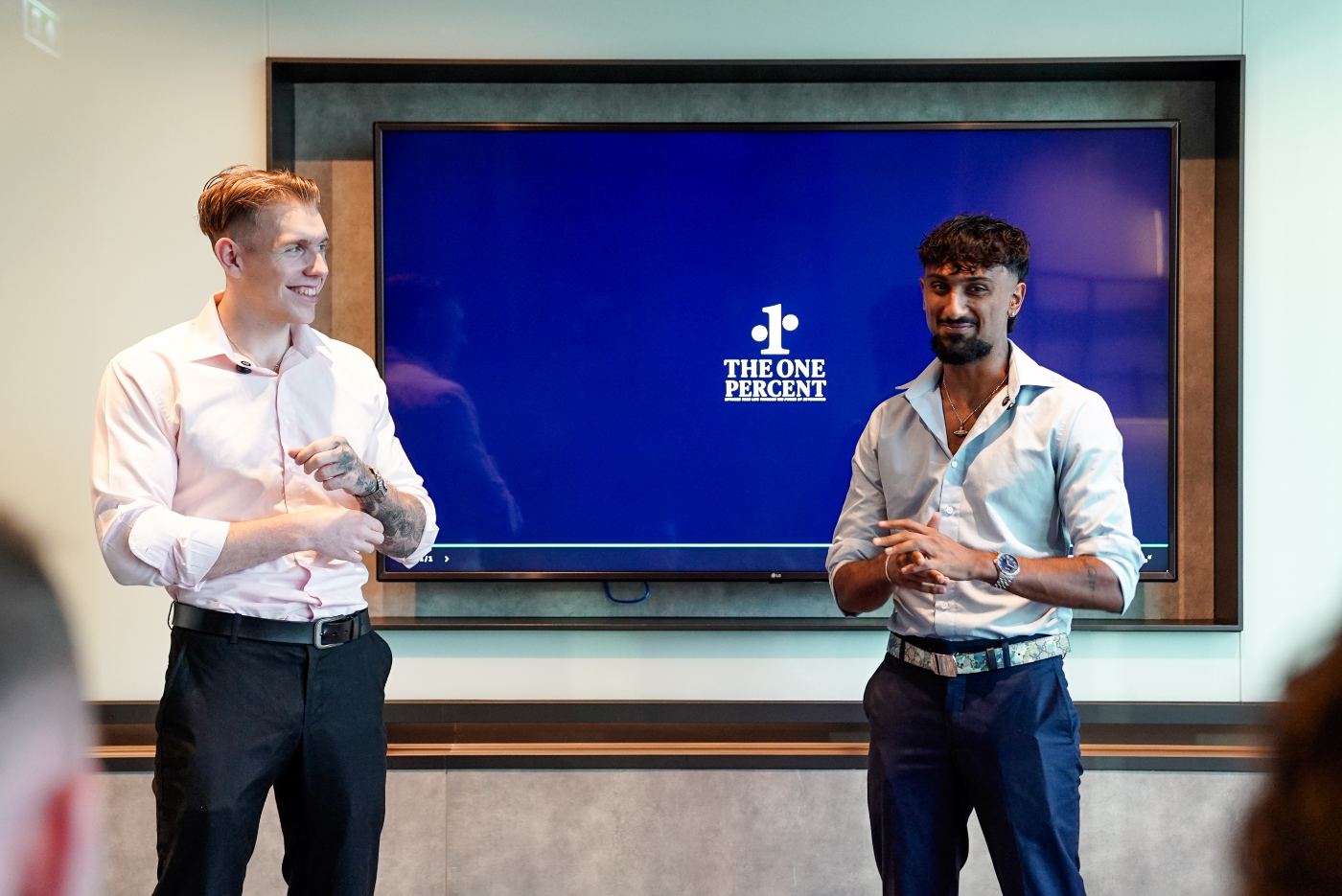 The team behind The One Percent